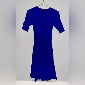 Kerisma Blue Pleated Midi Dress sz M